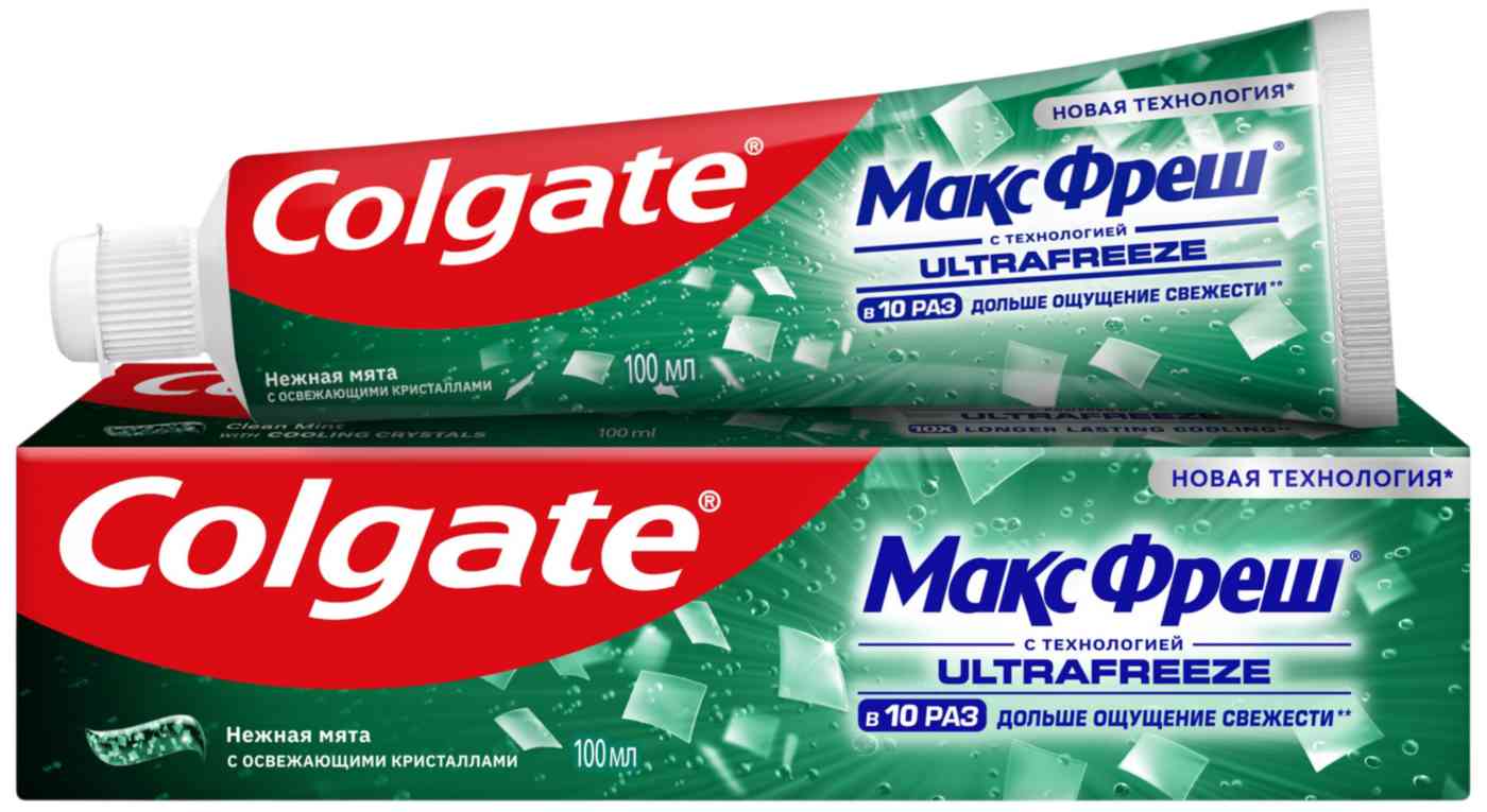 Зубная паста Colgate Макс Фреш нежная мята с освежающими кристаллами