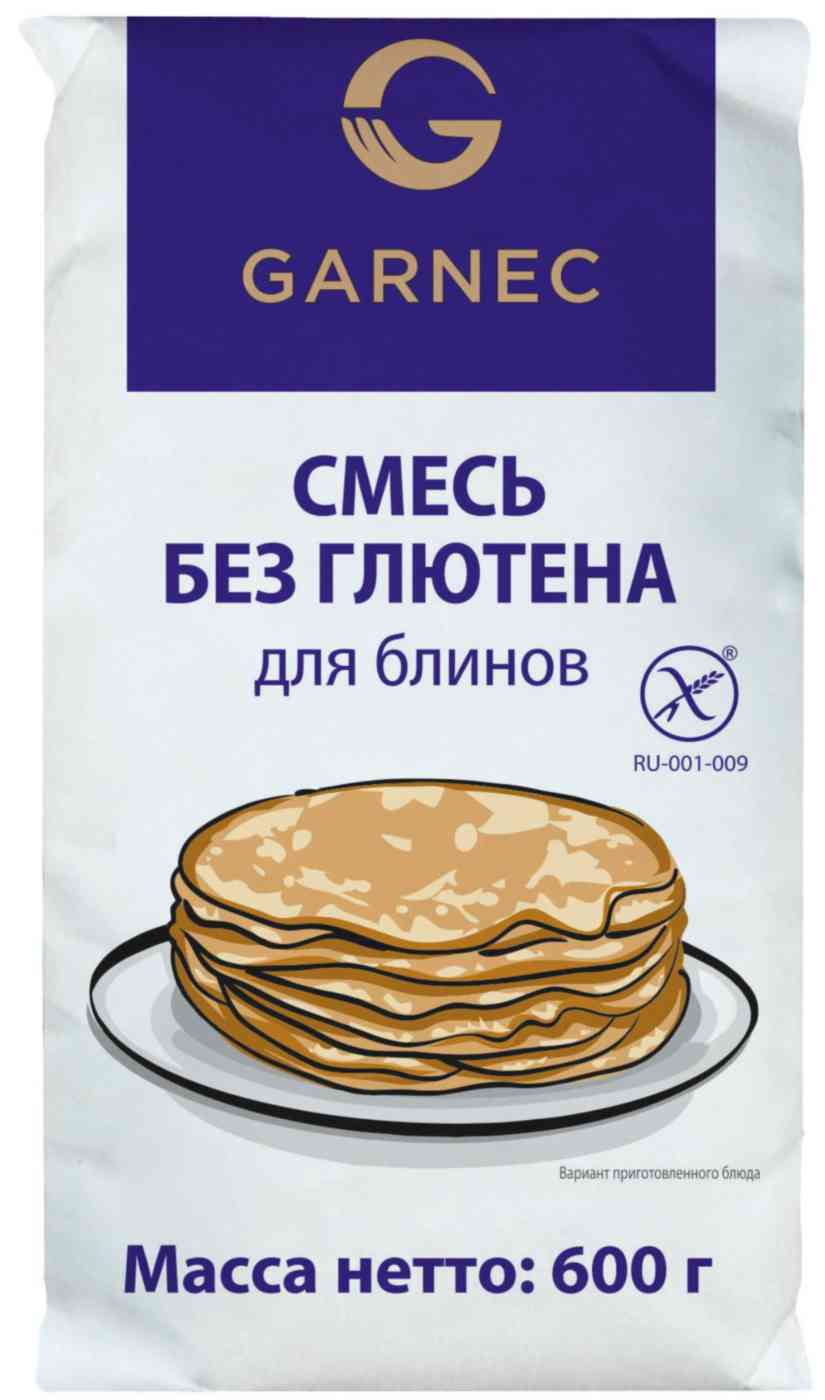 Смесь для выпечки блинов Garnec без глютена