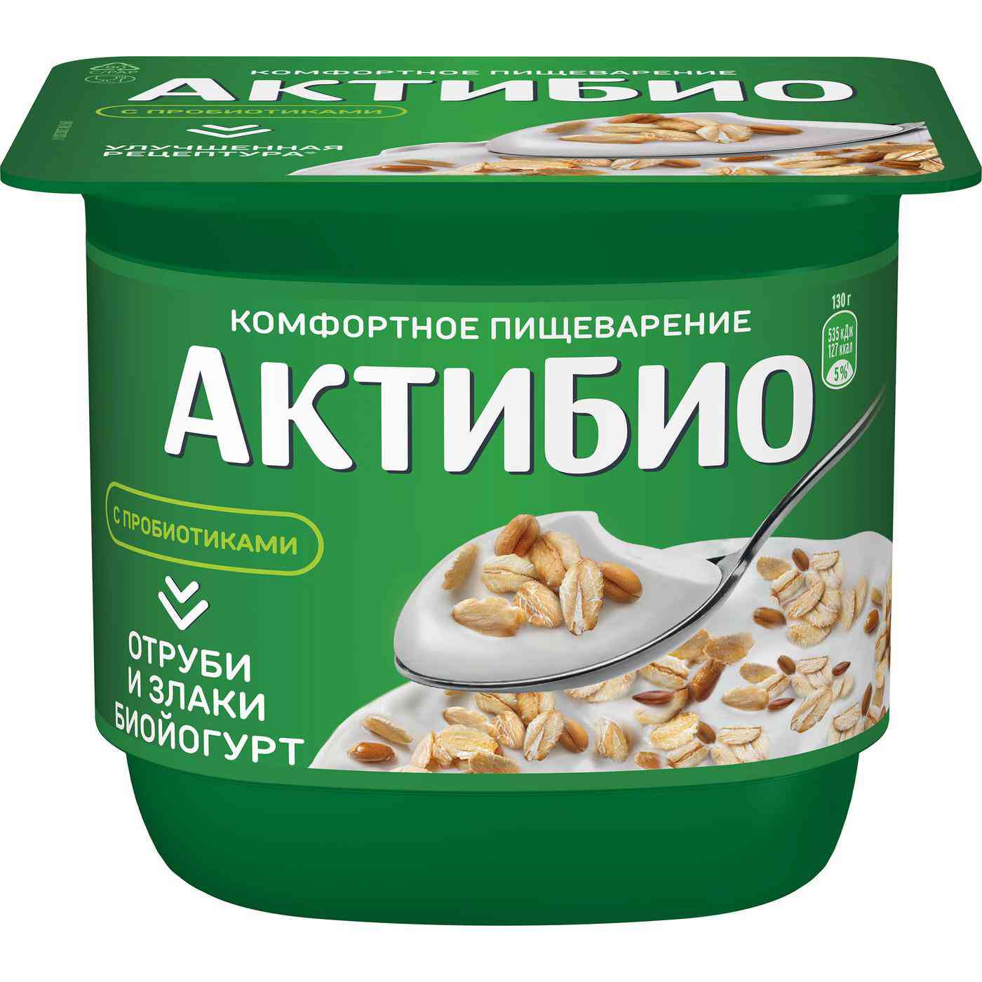 Биойогурт Актибио отруби, злаки 2,9%