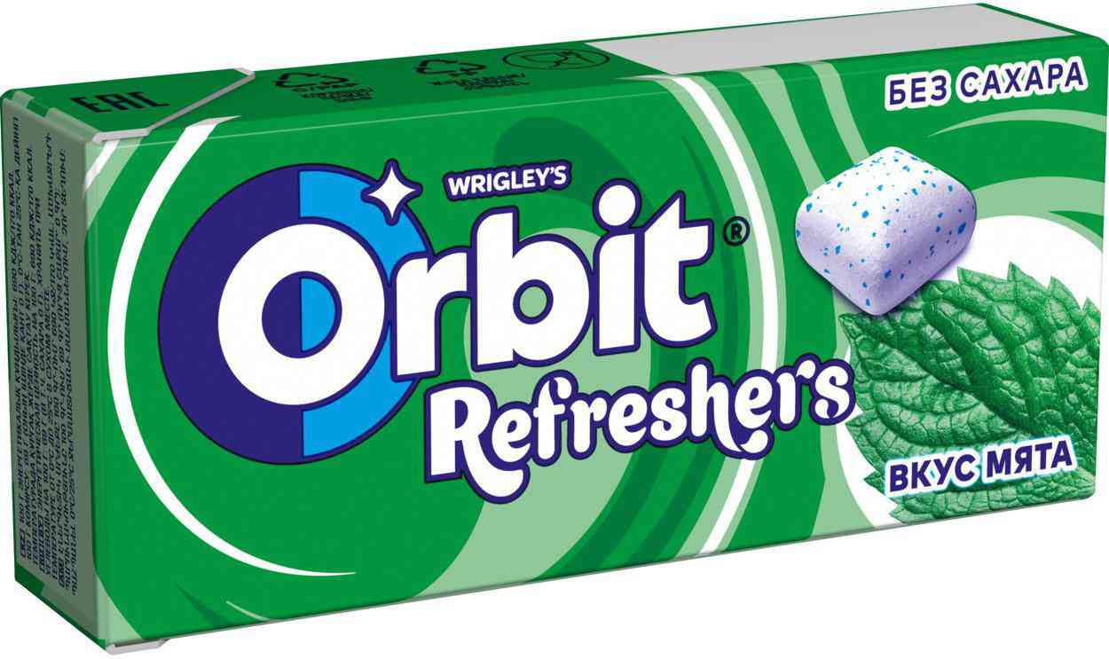 Жевательная резинка Orbit Refresher's Мята