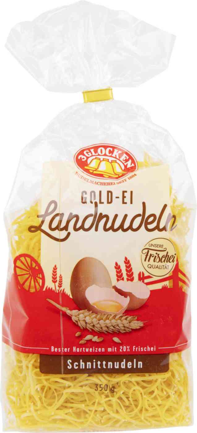 Макаронные изделия 3 Glocken Schnittnudeln Gold-Ei Landnudeln