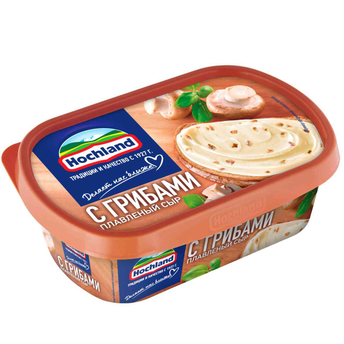 Сыр плавленый Hochland с грибами 55%