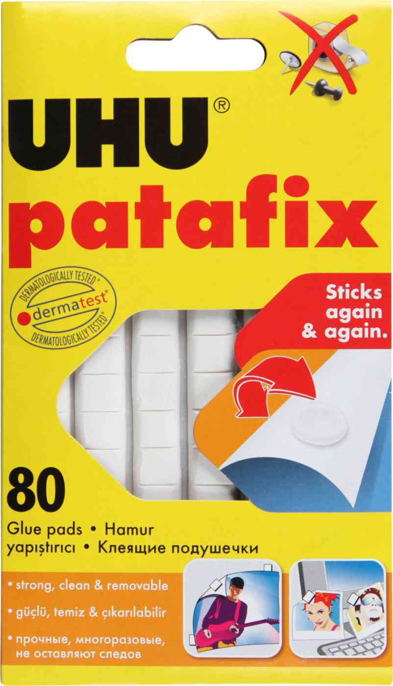 Подушечки клеящие UHU Patafix многоразовые