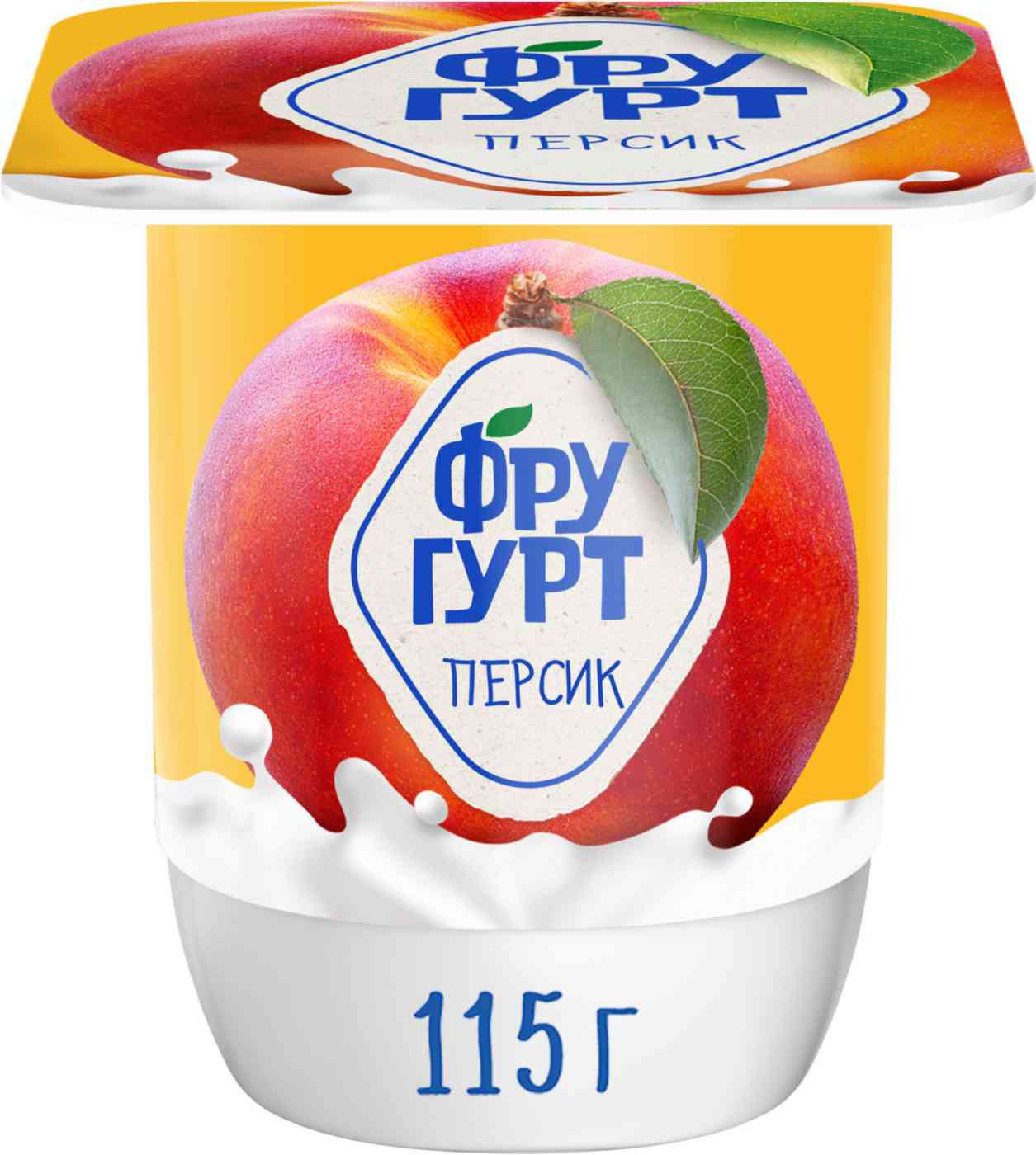 Продукт йогуртный Фругурт персик 2,5%