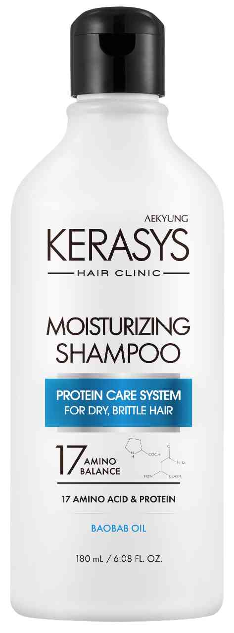 Шампунь для сухих и поврежденных волос KeraSys Moisturizing увлажняющий