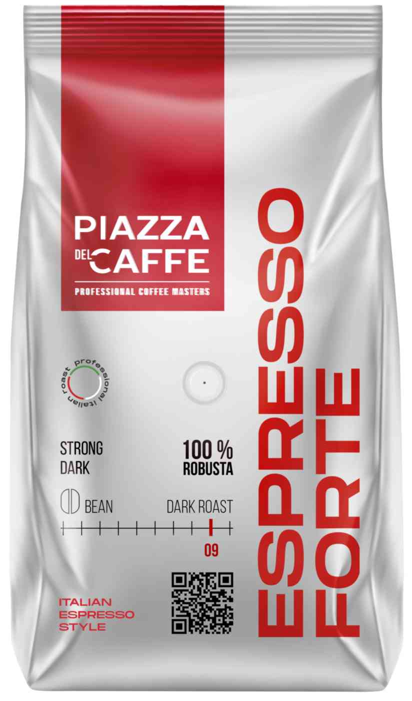 Кофе в зернах Piazza del Caffe Espresso Forte