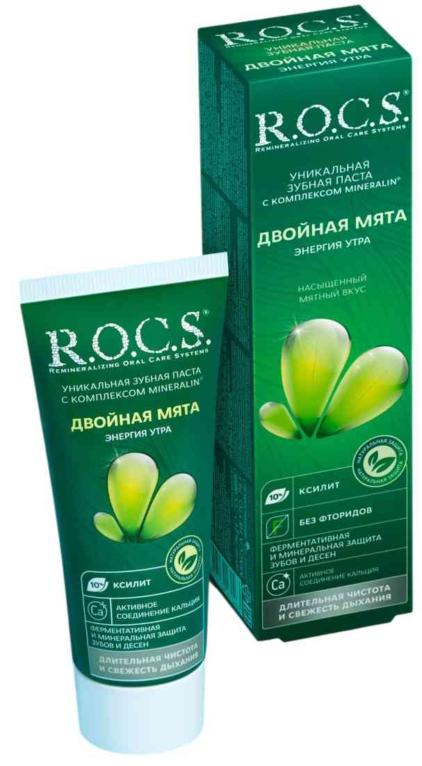 Зубная паста R.O.C.S. Двойная мята