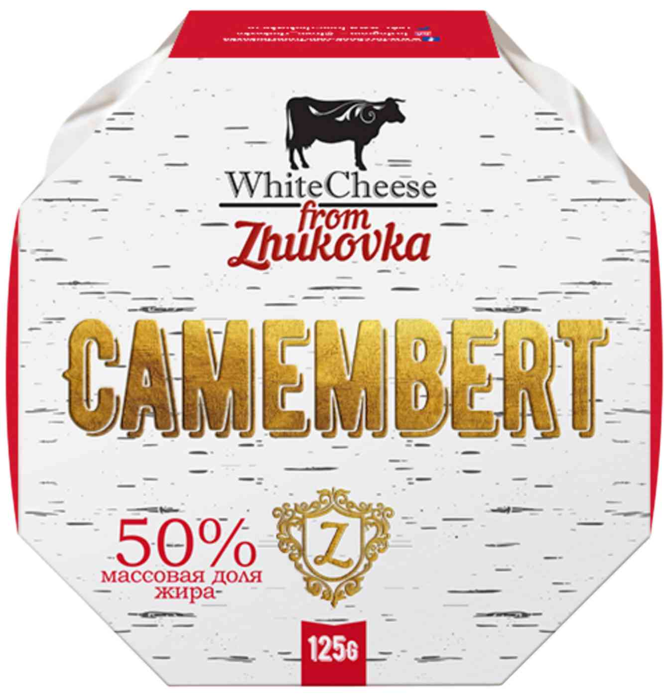 Сыр мягкий Камамбер White Cheese from Zhukovka 50%