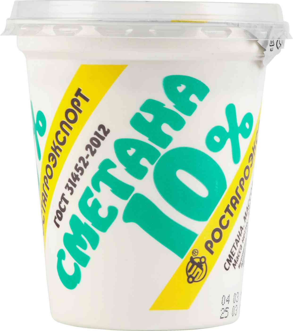 Сметана Ростагроэкспорт 10%