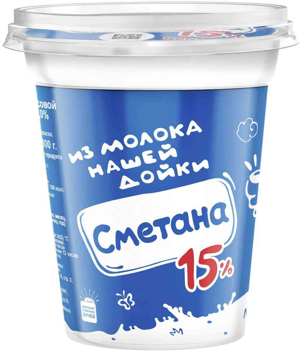 Сметана Нашей дойки 15%