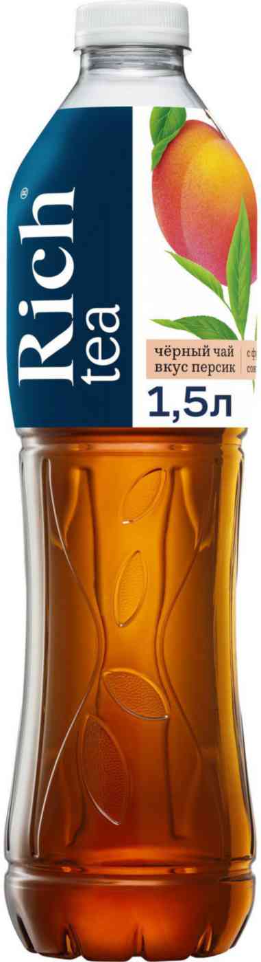 Холодный черный чай Rich Персик