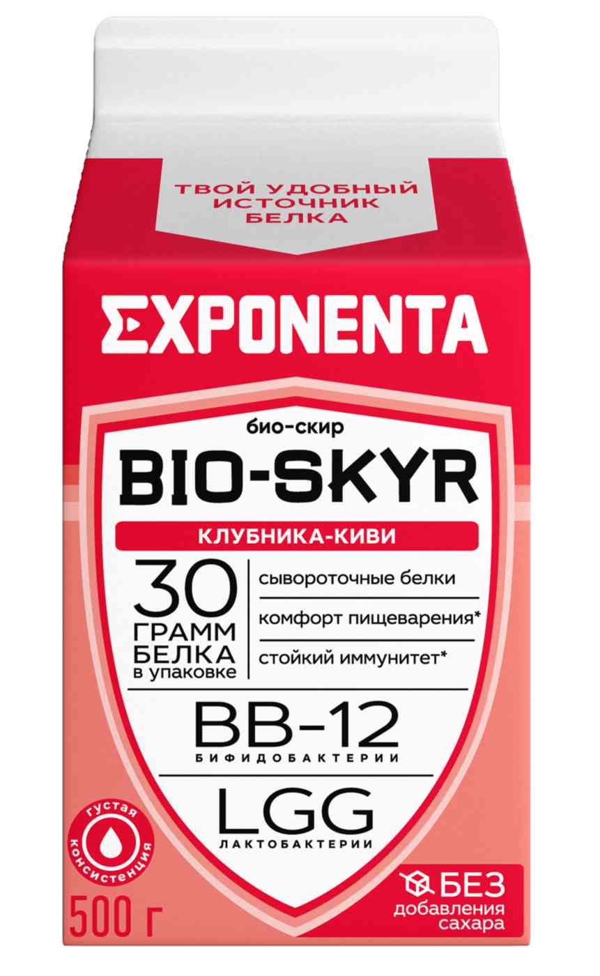 Напиток кисломолочный Exponenta Bio-Skyr клубника-киви 0%
