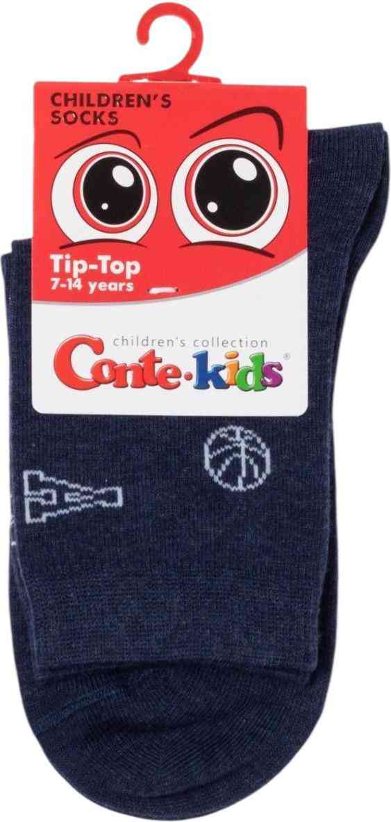 Носки детские Conte-kids Tip-top Basketball цвет: темно-синий меланж