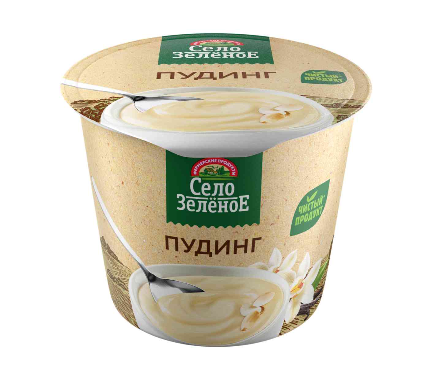 Пудинг Село Зелёное Ванильный 3%