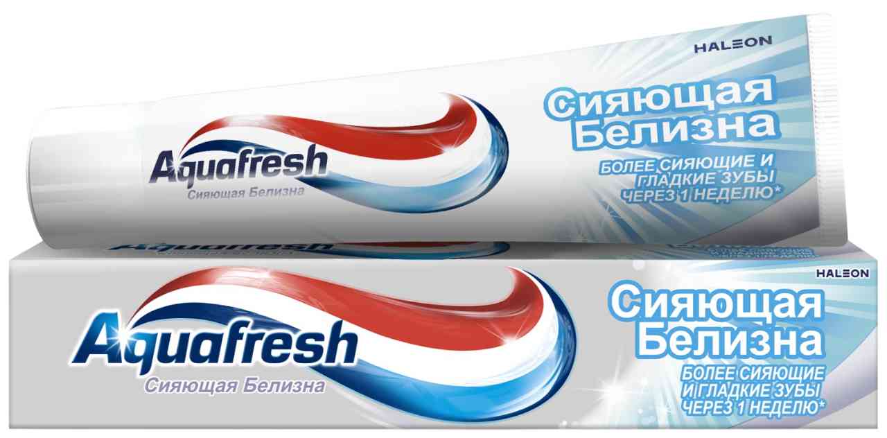 Зубная паста отбеливающая Aquafresh сияющая белизна