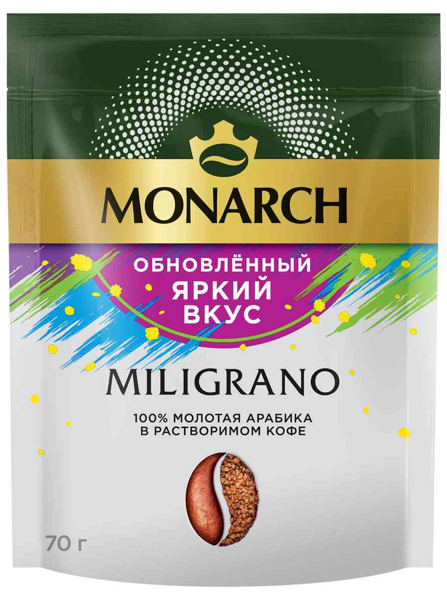 Кофе растворимый Монарх Miligrano