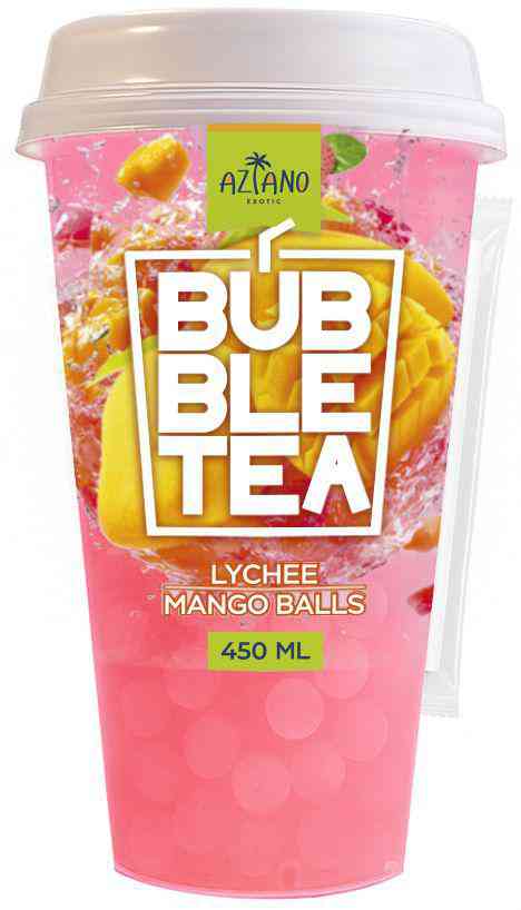 Напиток Aziano Bubble Tea личи-манго