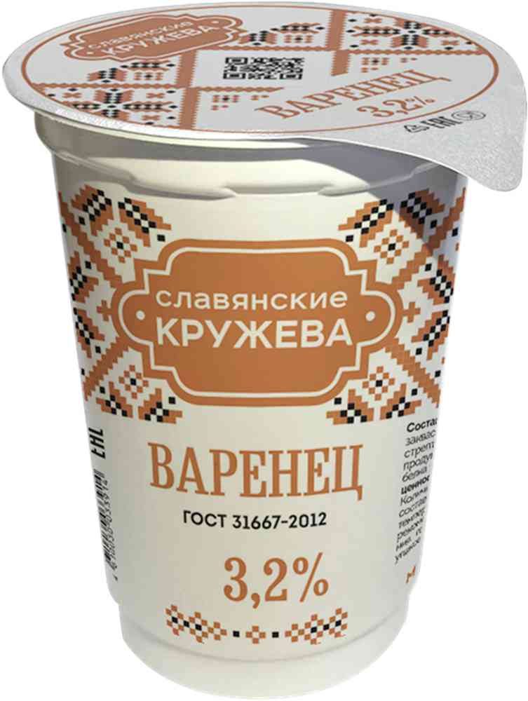 Варенец Славянские кружева 3,2%