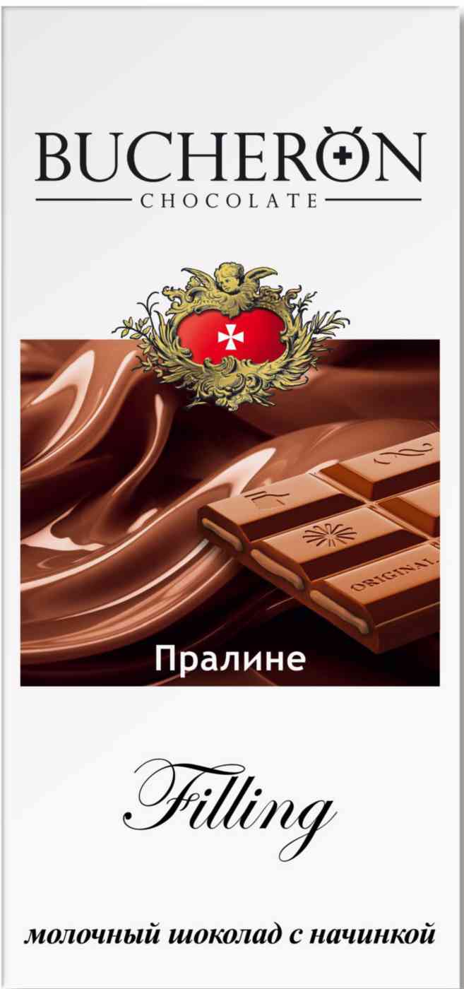 Шоколад молочный Bucheron Filling Пралине