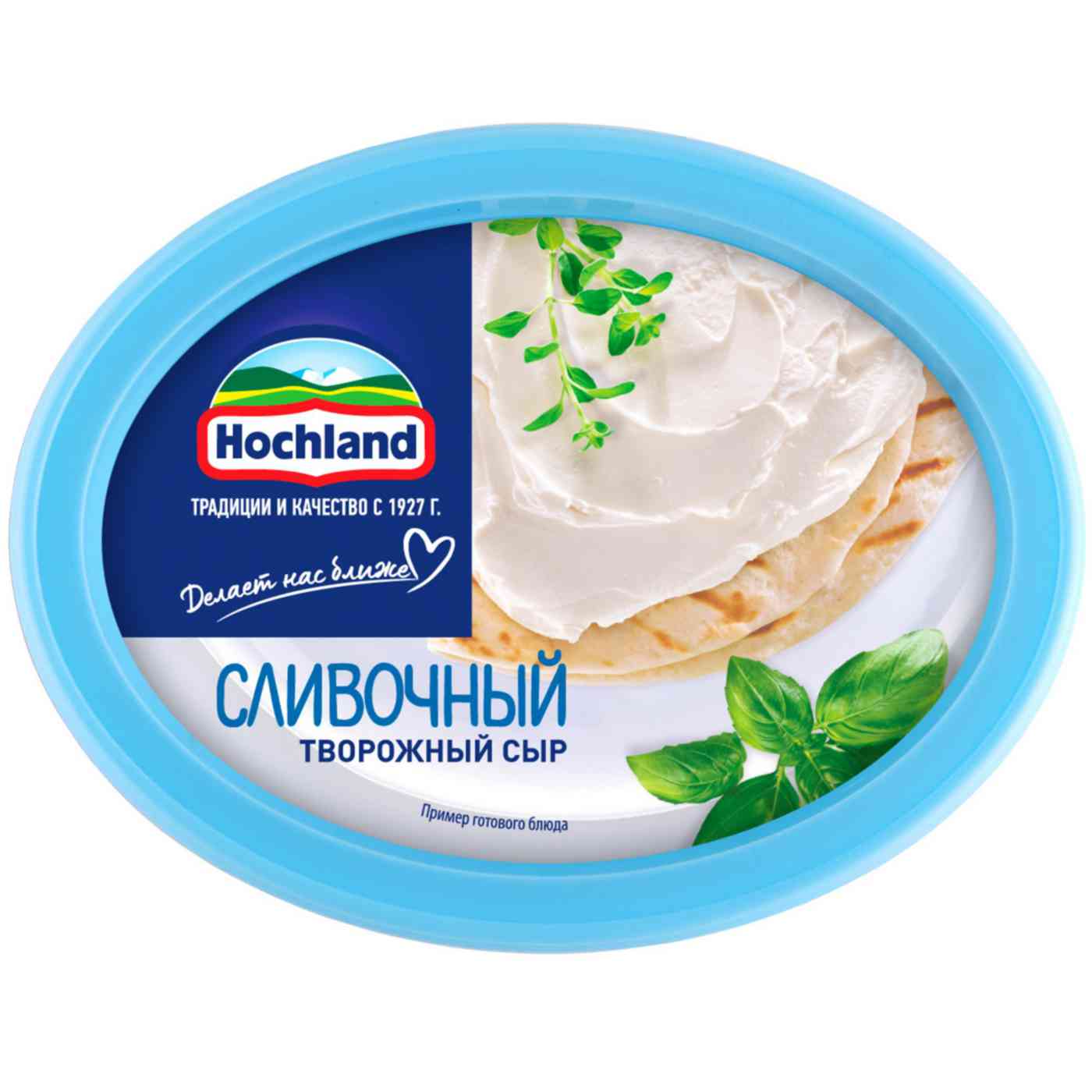 Сыр творожный Hochland сливочный 60%