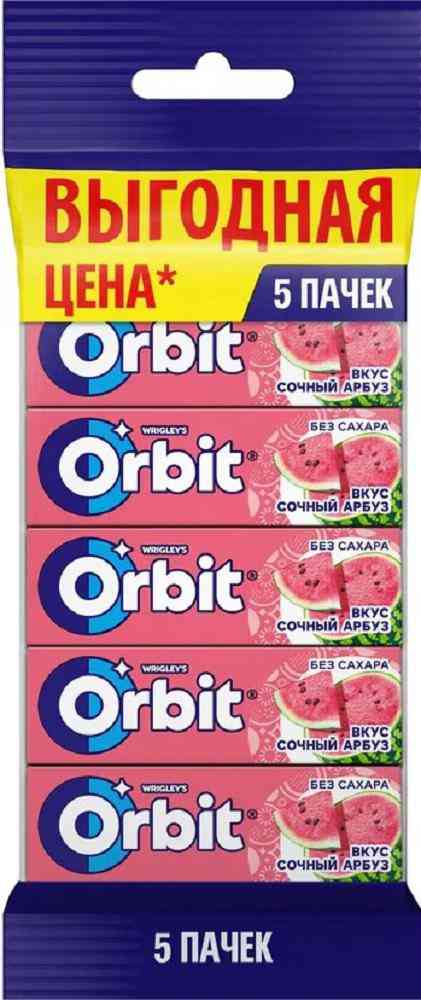 Жевательная резинка Orbit Сочный арбуз без сахара