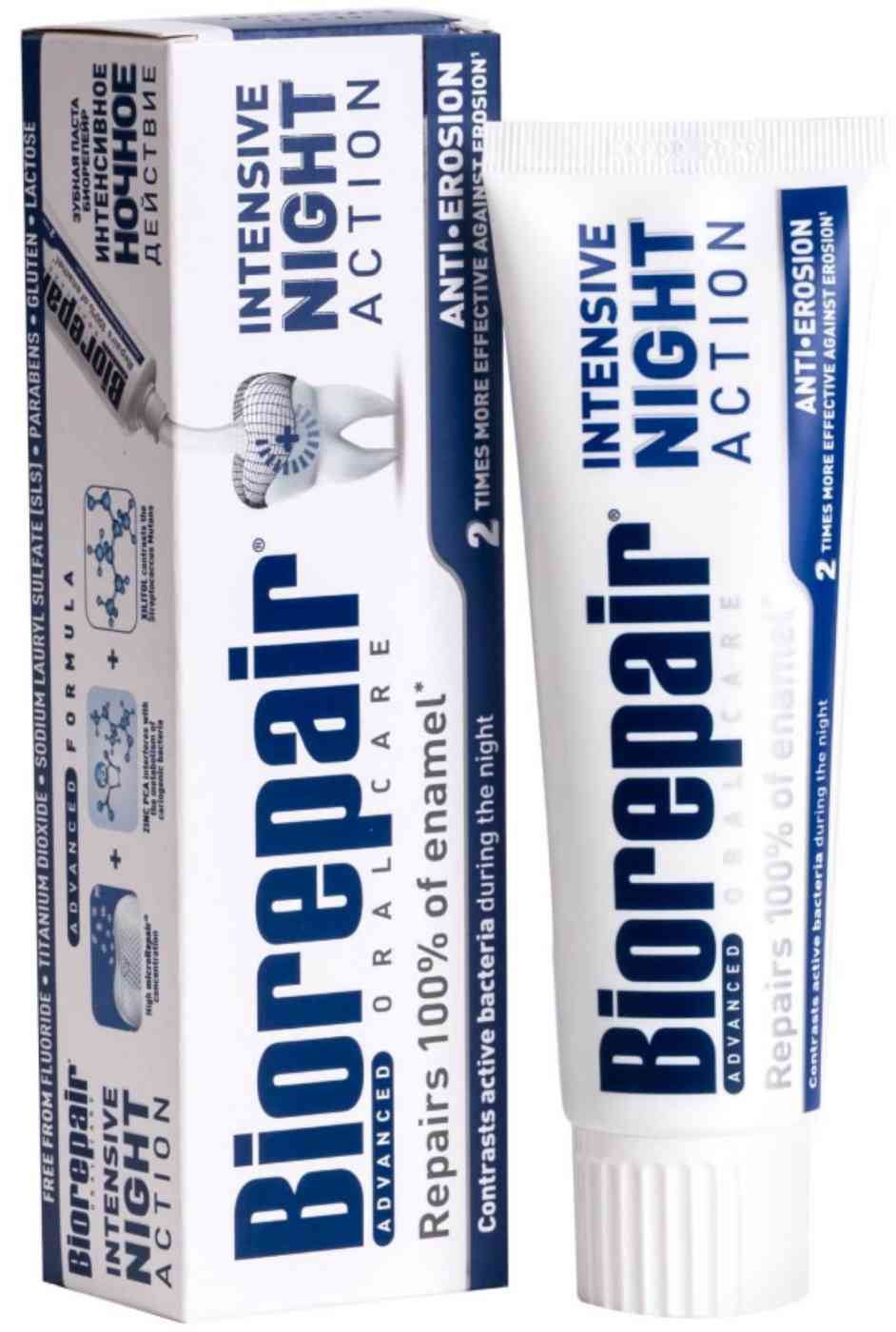 Зубная паста Biorepair Intensive Night Anti-Erosion ночное действие
