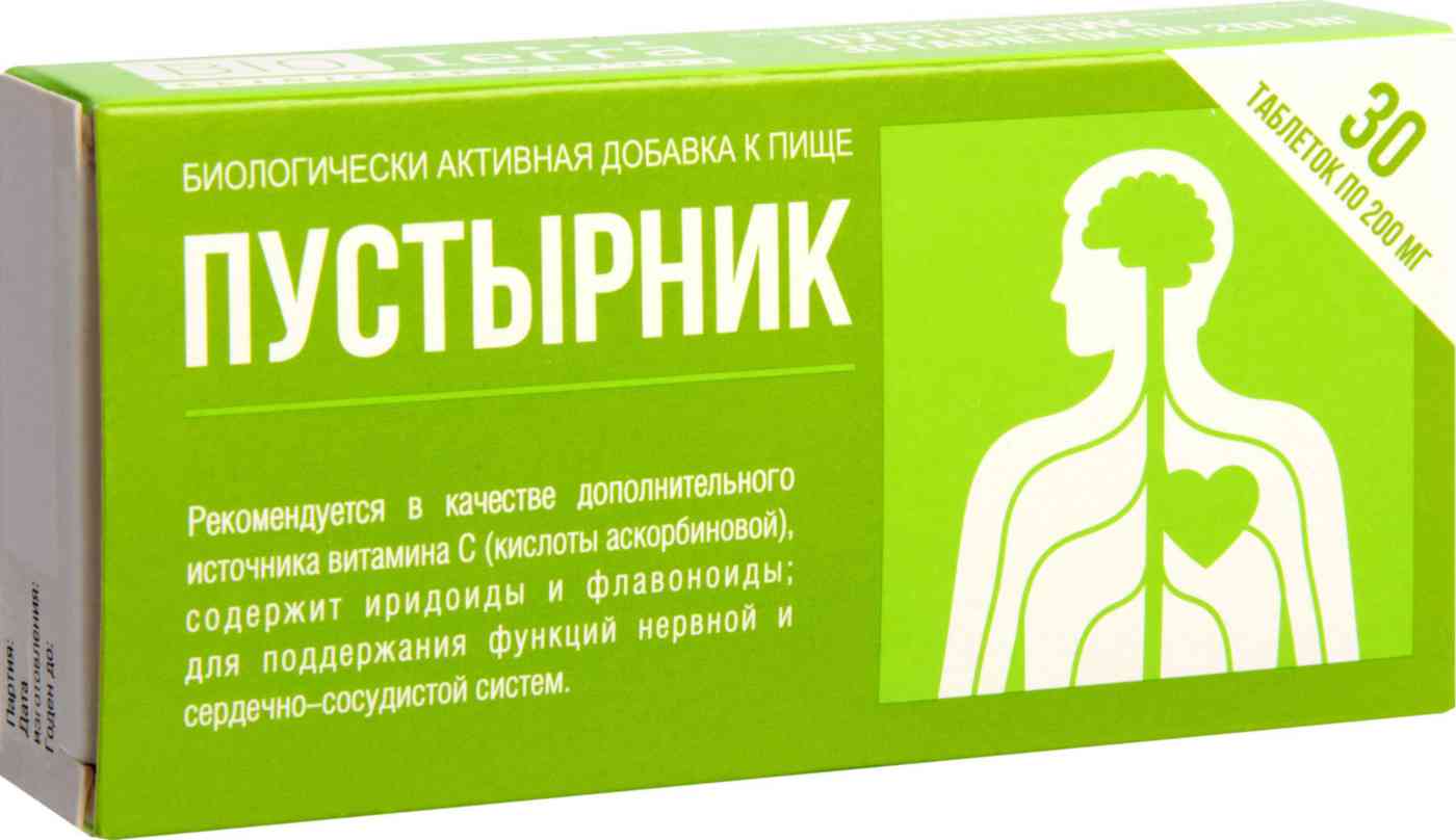 Биологически активная добавка Bioterra Пустырник