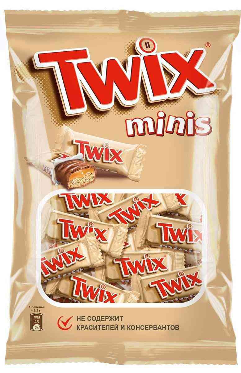 Конфеты шоколадные Twix Minis