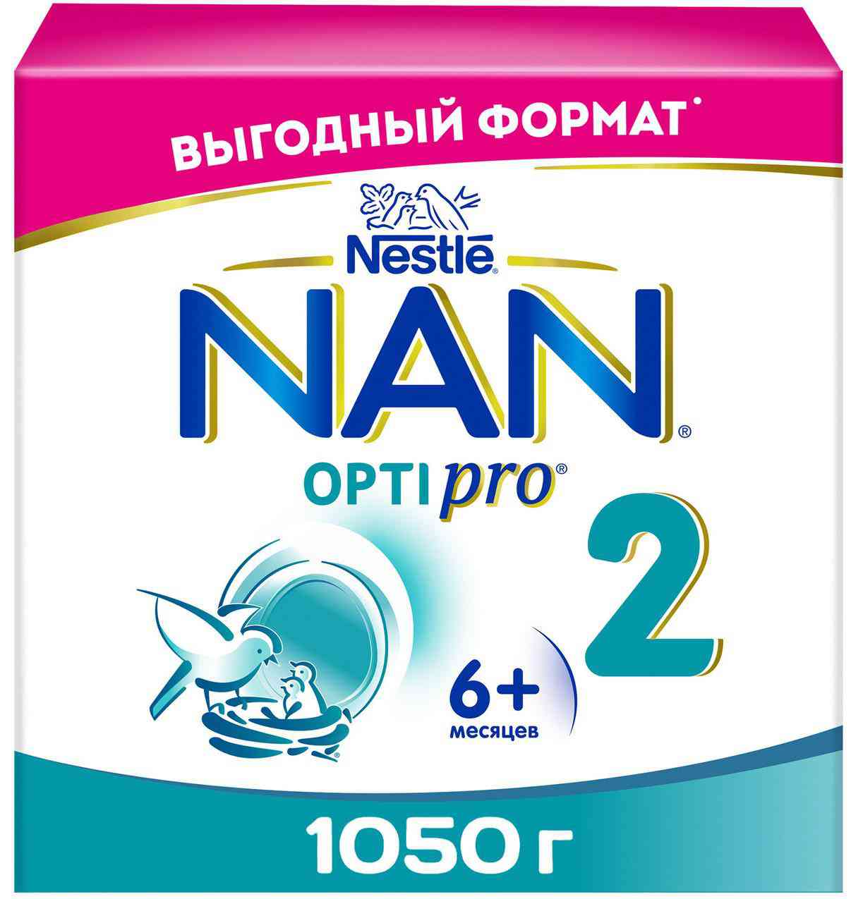 Сухая молочная смесь NAN OptiPro 2 с 6 месяцев