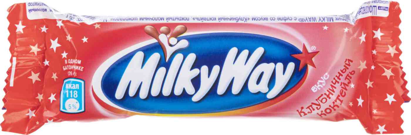 Шоколадный батончик Milky Way Клубничный коктейль