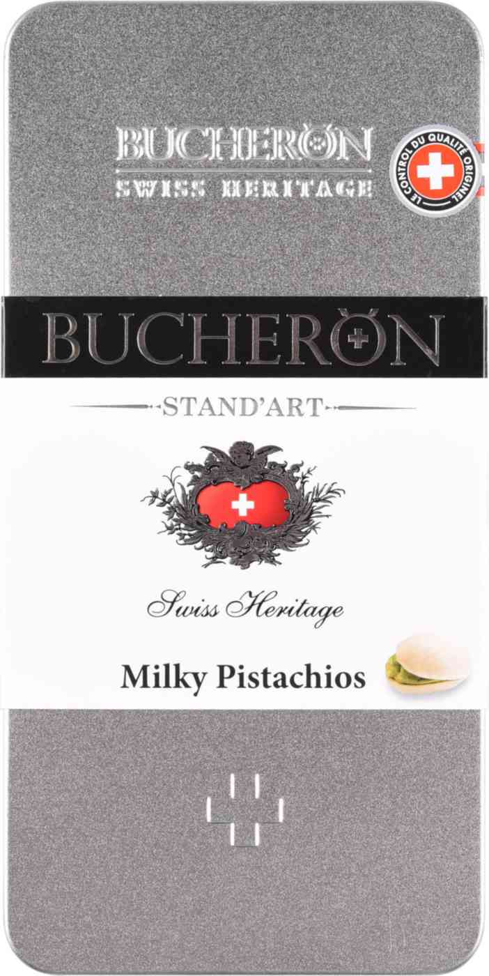 Шоколад молочный Bucheron с фисташками