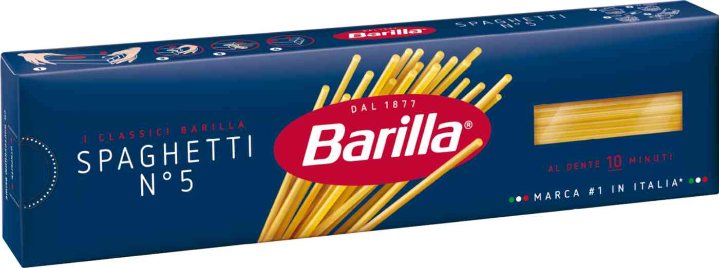 Макаронные изделия Barilla Спагетти №5 из твёрдых сортов пшеницы