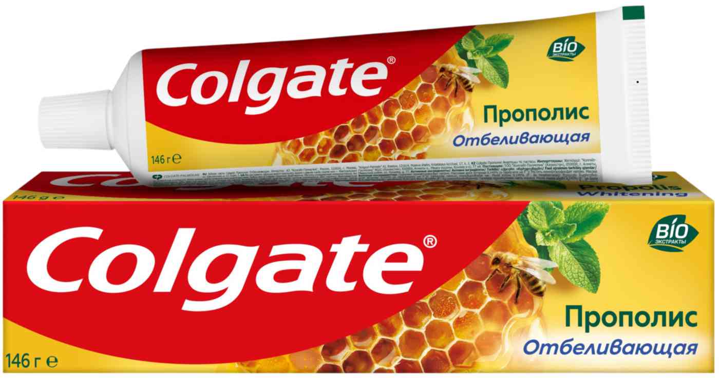 Зубная паста Colgate Прополис отбеливающая