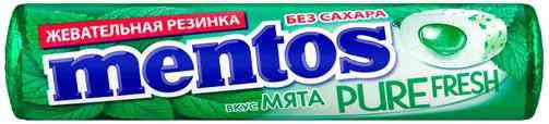 Жевательная резинка Mentos Pure White вкус Нежная мята