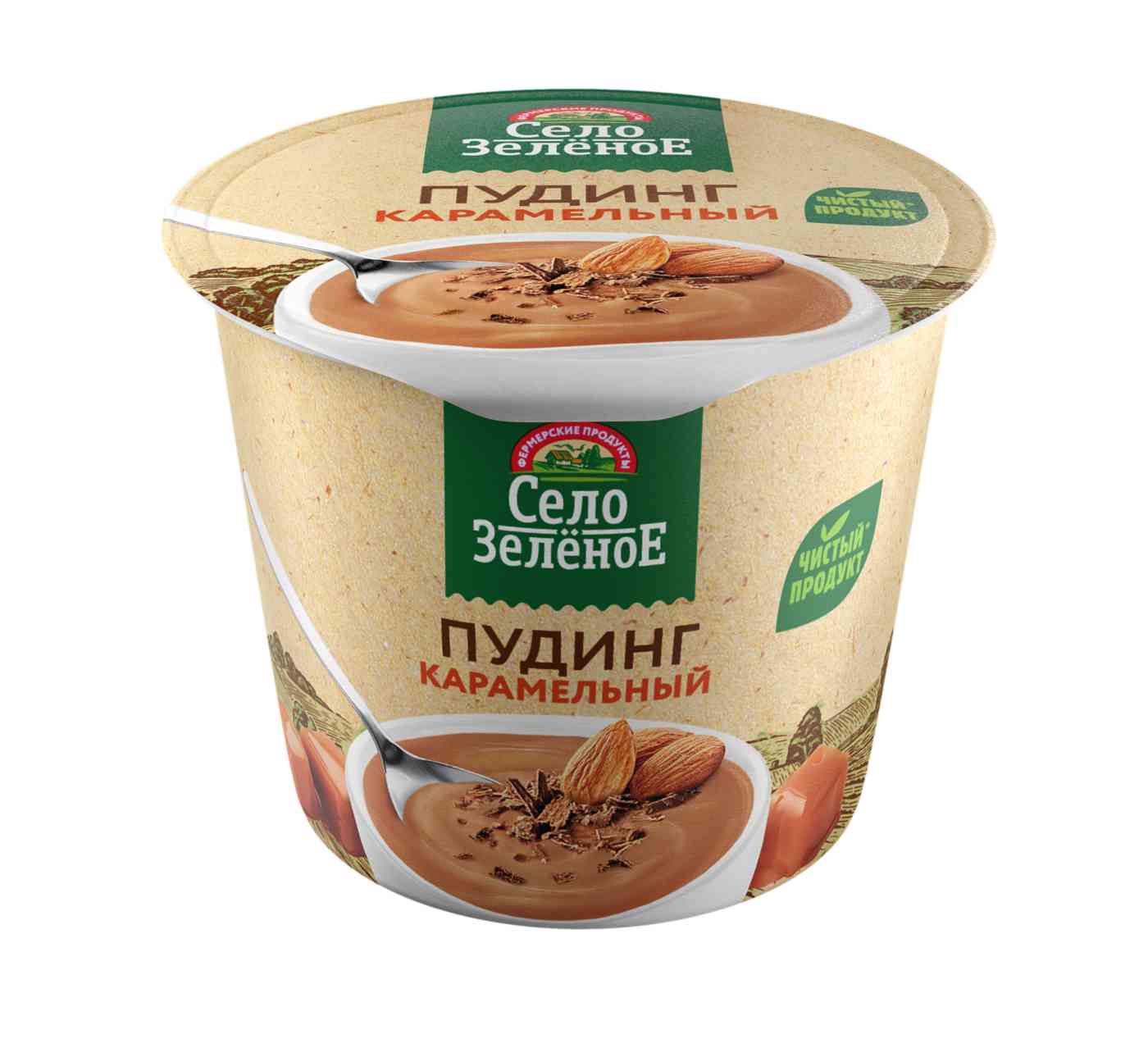 Пудинг Село Зелёное Карамельный 3%