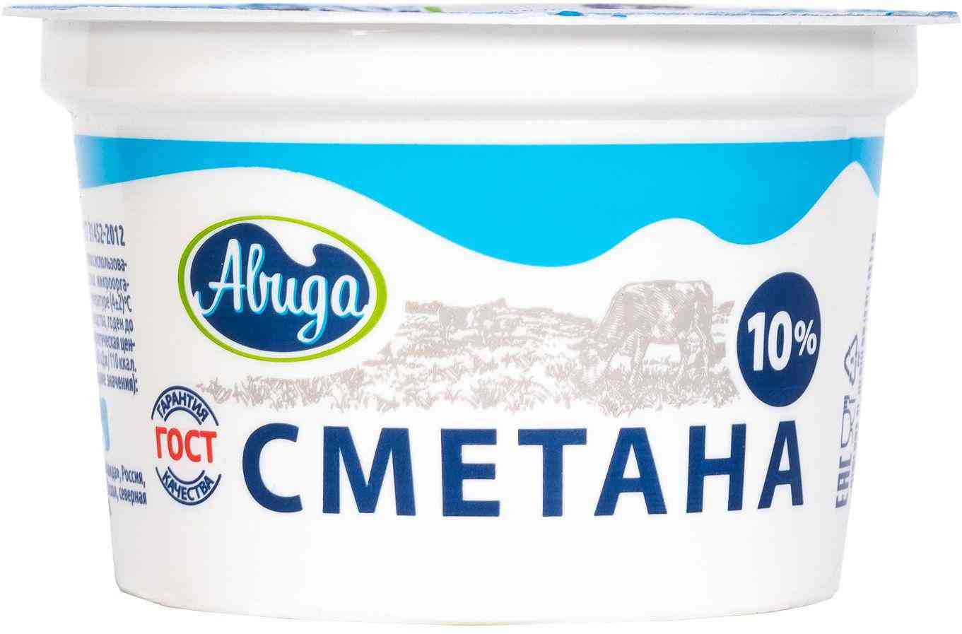 Сметана Авида 10%