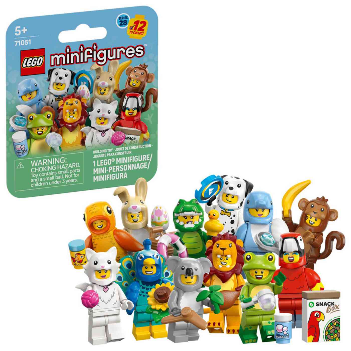 Конструктор LEGO Minifigures 71051 Минифигурки Серия 28: Животные 5+
