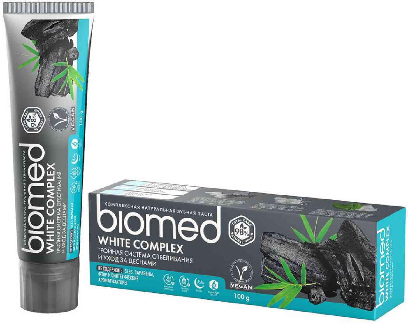 Зубная паста Biomed White Complex отбеливание и уход за деснами