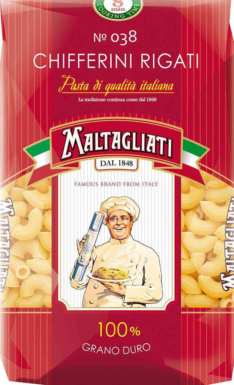 Макаронные изделия Maltagliati Рожки