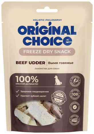 Лакомство для собак Original Choice Вымя говяжье