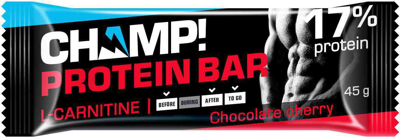 Батончик протеиновый Champ! Protein Bar шоколадная вишня