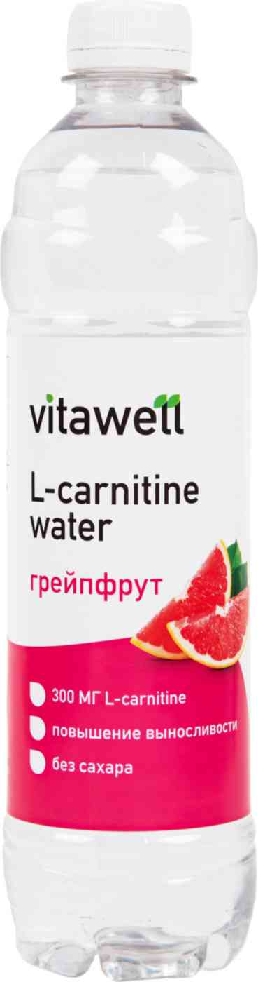 Напиток витаминизированный Vitawell L-Carnitine грейпфрут