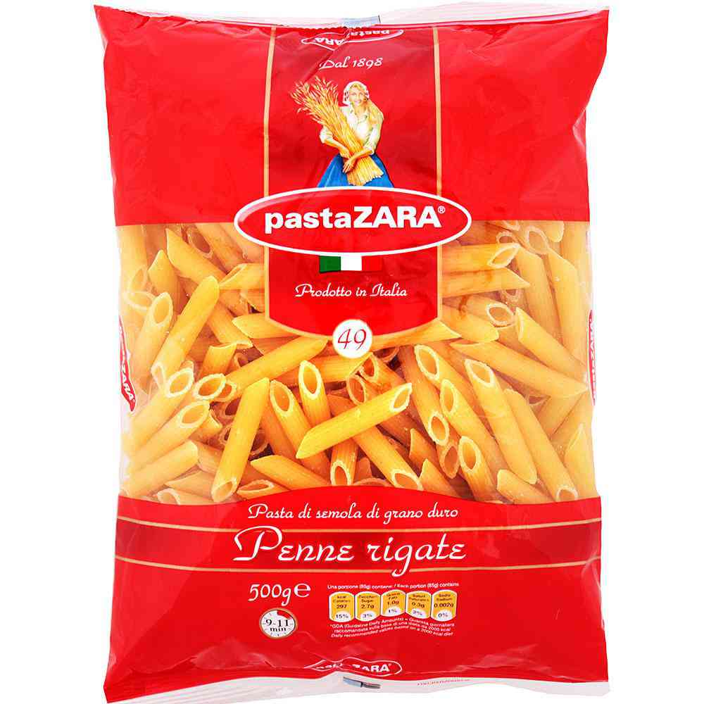 Макаронные изделия PastaZara Пенне Ригате №49