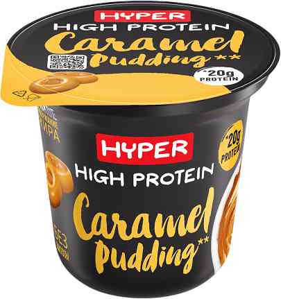 Пудинг высокопротеиновый Hyper карамельный High Protein 1,5%