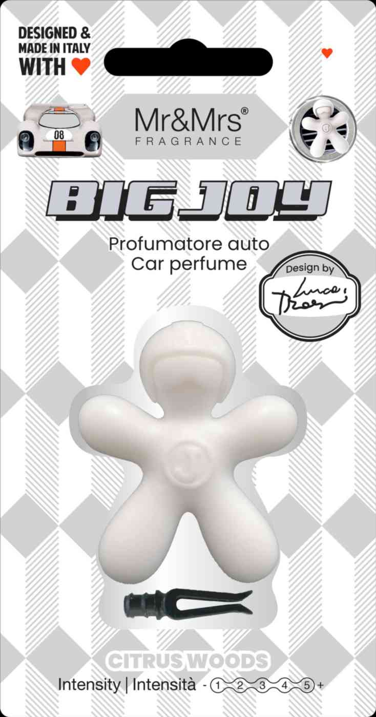 Ароматизатор для автомобиля Mr&Mrs Big Joy White citrus woods