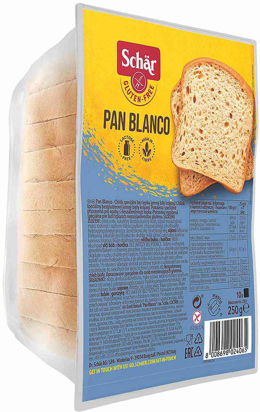 Хлеб белый Schar Pan Blanco без глютена