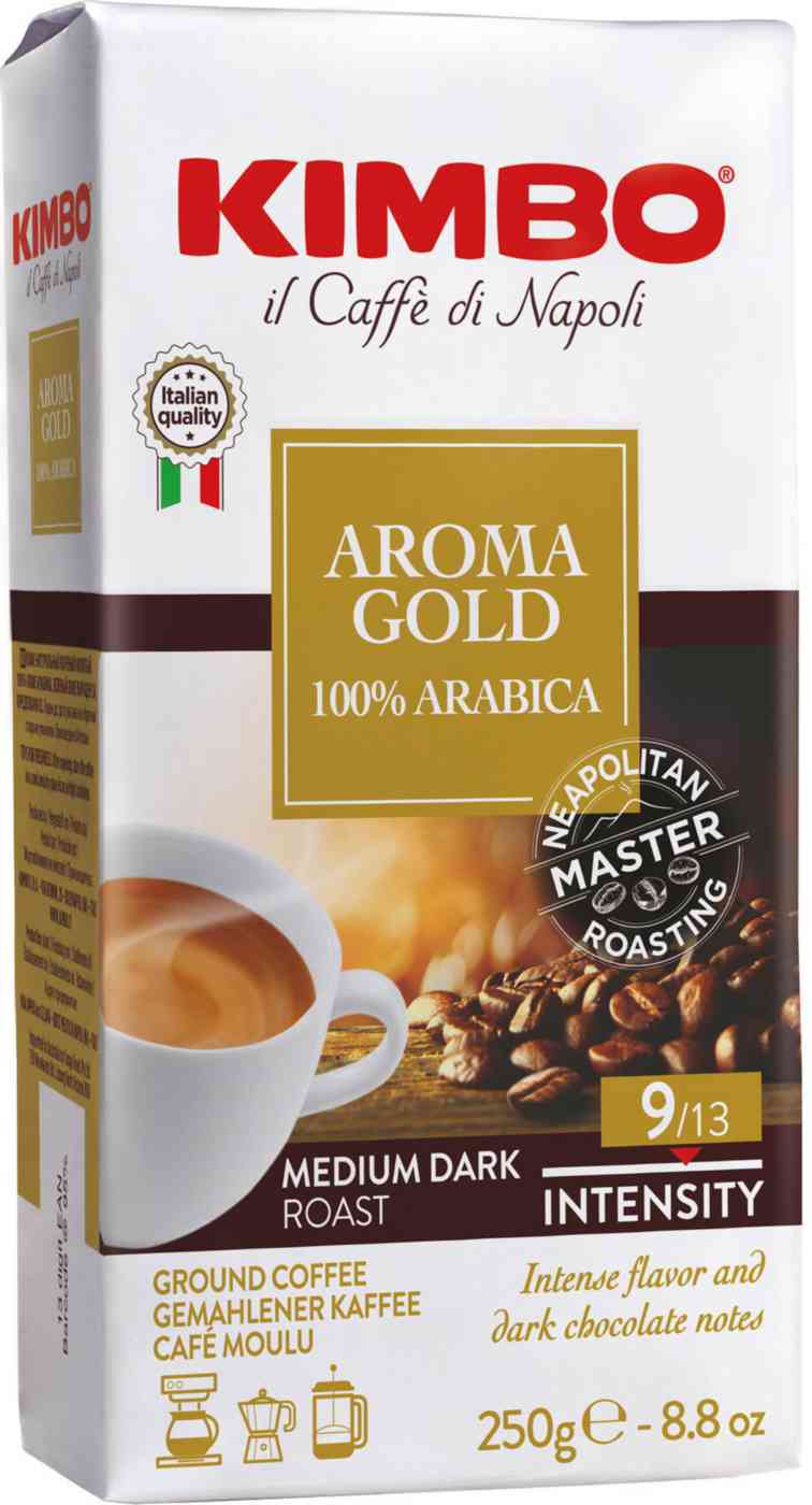 Кофе молотый Kimbo Aroma Gold 100% Arabica