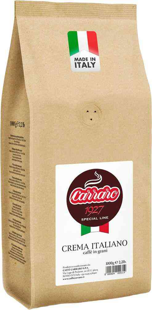 Кофе в зёрнах Carraro Crema Italiano