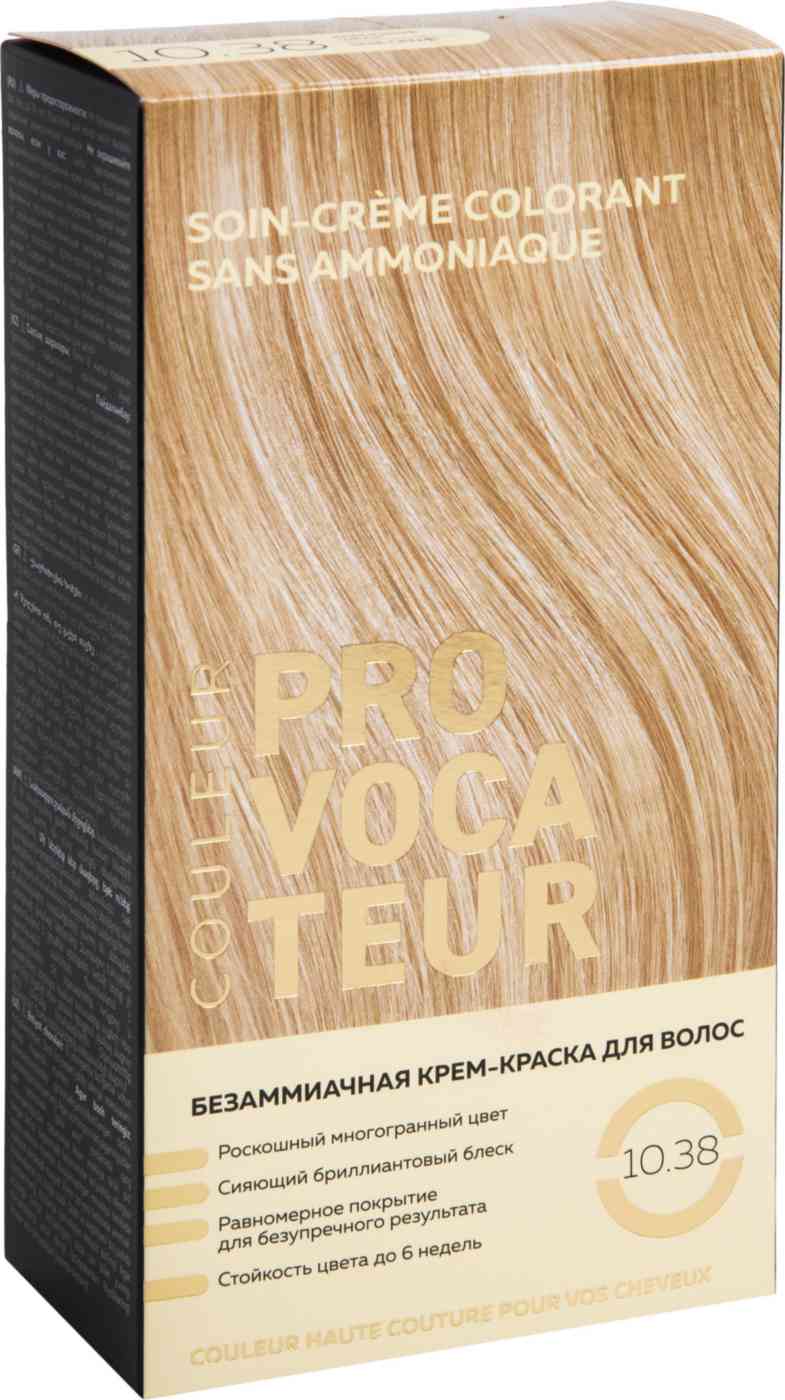 Крем-краска для волос Provocateur 10.38 Кремовый шелк без аммиака
