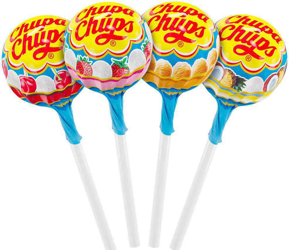 Карамель Chupa Chups со вкусом мороженого в ассортименте